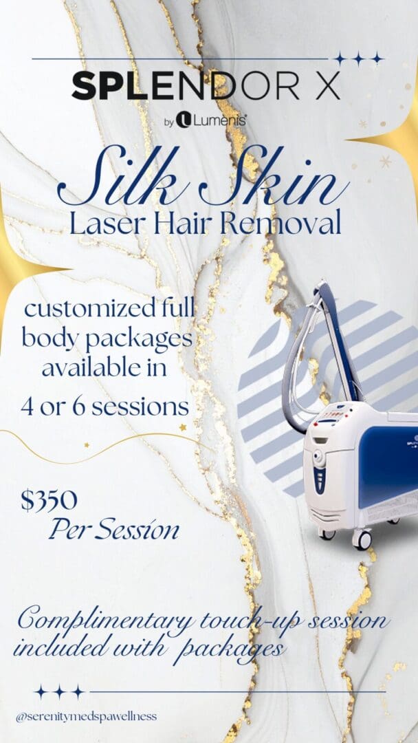 Silk Skin Splendor X laser hair removal