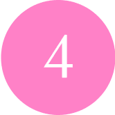 White number 4 on a pink background.